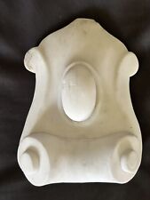 Antique Carved Marble Fireplace Mantel Keystone  picture