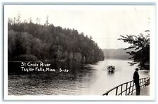 c1960 St. Croix River Taylor Falls Minnesota RPPC Photo Vintage Antique Postcard picture