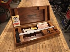 Starrett No. 255 14.5 Height Gage With Wood Case picture