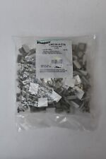 Pack of 100 Panduit LWC38-A-C14 Gray Latching Wire Cable Clips picture