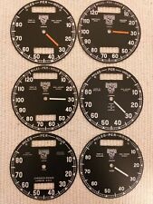 Smiths pre war & war time speedometer face 80/120 miles. picture