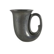 Vintage Duratale By Leonard Pewter Horn Tankard Mug Cup Made In Italy picture