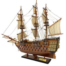 HMS Victory 1805 Model Warship English Royal Navy Handmade Wooden Birthday Gift picture