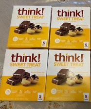 4 boxes THINK Protein Bars, Boston Crème Pie 5 Count BB 10/24 picture
