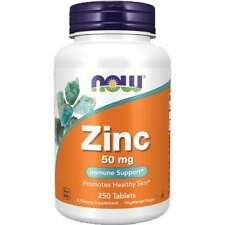 NOW Foods Zinc 50 mg 250 Tabs picture