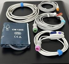 Mindray DPM6/7 Accessories Bundle - Masimo Spo2, Cuff, Hose, ECG, Temp - USA picture