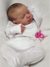19” Newborn Sleeping Boy Full Body Silicone Realistic Handmade Reborn Baby Doll picture