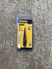 Irwin 10231 Unibit #1 Step Drill 1/8 to 1/2-Inch  13 sizes USA Made picture