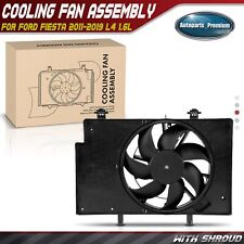 New Radiator Cooling Fan with Shroud Assembly for Ford Fiesta 2011-2019 L4 1.6L picture