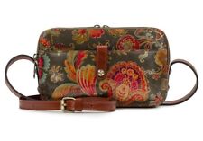 Patricia Nash Alessa Leather Crossbody Bag-Italian Paisley Floral-NWT-$159.00 picture