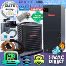 Goodman 2.5 Ton 14.5 SEER2 Central Air Conditioning Split System w/ Aux Heat Kit picture