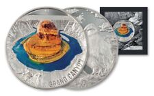 2021 Palau Seven Natural Wonders: Grand Canyon 3oz Silver Coin Mintage of 777 picture