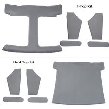 T-Top or Hard Top Headliner Kit w/ Sail Panels & Sun Visors Medium Dove Gray picture
