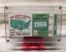 Vintage 1966 DODGERS WORLD SERIES Game 2 Ticket Stub ~ Sandy Koufax Final Game picture