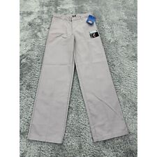 Dickies Pant Boys 14 Flat Front Classic Fit Staight Leg Khaki Double Knee NWT picture