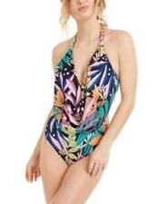 MSRP $88 Bar Iii Jungle Print Cowl-Neck Monokini One-Piece Swimsuit Size XS picture