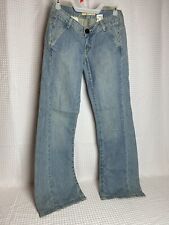 Blue Asphalt Vintage Look Faded Bootcut Jeans picture