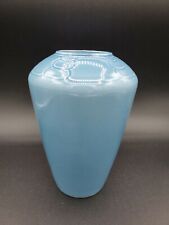 Vintage MCM Arita Sculptura Blue Vase Japan Porcelain 8