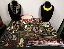 Vintage - Now Costume Jewelry Mixed Lot Junk Drawer Estate Sale Over 5.5 lbs picture