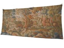 Antique gorgeous french Aubusson tapestry wall hanging tapestries panel item887 picture