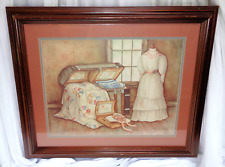 Framed Rare Limited Edition Signed Art Print By Paula Vaughan #370/725 picture