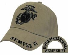 U.S Military Marine Corps EGA Hat Semper Fi Embroidered USMC Licensed Ball Cap picture