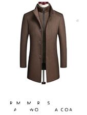 Premium brithish Double Layer Wool Pea Coat picture