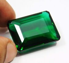 NATURAL CERTIFIED 71.60 CT EMERALD CUT GREEN COLOMBIAN EMERALD LOOSE GEMSTONE` picture