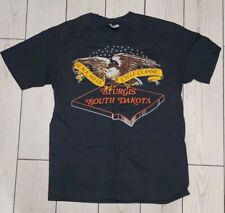 Vintage 1988 Black Hills Cycle Classic Sturgis Survivor Harley Davidson T-Shirt  picture