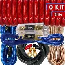 BANK AUDIO UP TO 8000W  0 Gauge Amp Kit Amplifier Install Wiring  0 Ga Car Wires picture