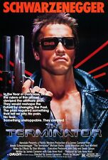 1984 The Terminator Movie Poster 11X17 Arnold Schwarznegger Sarah Connor 💀🍿 picture