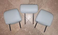  2010-2015 Toyota Prius Rear Seat Leather Head Rest Set of 3 Light Gray 2011  picture