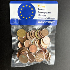 European Coin Collection Lot, 55 Random Coins from Eurozone, Coin Collecting picture