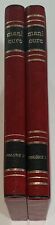 Vintage Griffon Red Volume 1 & 2 Leather? Book Case Manicure Set in Box picture
