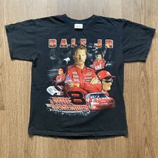 Vintage Dale Earnhardt Jr Chase Intimidator Bud #8 Burnout NASCAR Shirt L Black picture