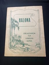 Halona Orchestration For Hawaiian Guitar 1935 Harlin Bros. Chicago picture