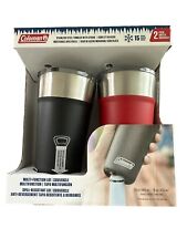 New Coleman Tumbler Vacuum Insulated Stainless Steel Cold Drink 20 oz 2 Pack picture