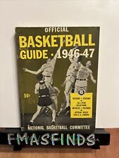 T1 1946 1947 Official BASKETBALL GUIDE Records Reviews Pictures Rules picture