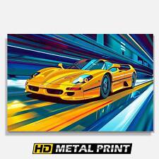1996 Ferrari F50 Metal Poster, Vintage Car Art, Automotive Decor, Wall Art picture