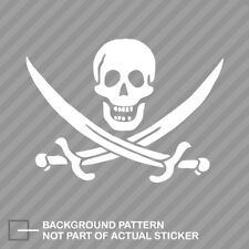 Calico Jack Sticker Decal Vinyl Pirate Jolly Roger flag picture