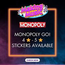 Monopoly Go 4⭐ - 5⭐ Star Stickers ⭐ PRESTIGE INCLUDED | Cheap🔥SUPER FAST⚡ picture
