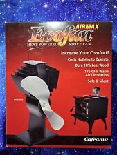 Ecofan AirMax, 812AM-BBX Nickle Blade Heat Powered Wood Stove Fan • New picture