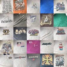 Lot of 25 Vintage 90s Graphic Sports College T-Shirt Men's Wholesale Reseller picture