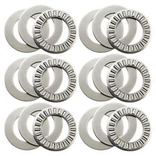 6Sets Thrust Needle Roller Bearings Two Washers 3/4 Heat Resistance Steel/Roller picture