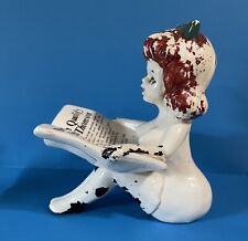 RARE Vintage Nude Figurine Bathing Beauty Woman British Open Newspaper Japan picture