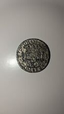1745 Philippus Over Ludovicus Spanish Silver 2 Reales 1700's Luis I Coin  picture