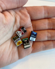 4PC Miniature Dollhouse Pack Of Cigarette Case 1:12 Scale Table Decoration picture