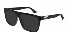 Gucci GG 0748S 001 Black/Gray Rectangle Men's Sunglasses picture