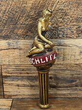 Vintage SCHLITZ BEER Lady on the World Beer TAP HANDLE Man Cave  picture