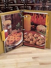 Vintage 1977 Montgomery Ward Adventures in Microwave Cooking Binder Cookbook picture